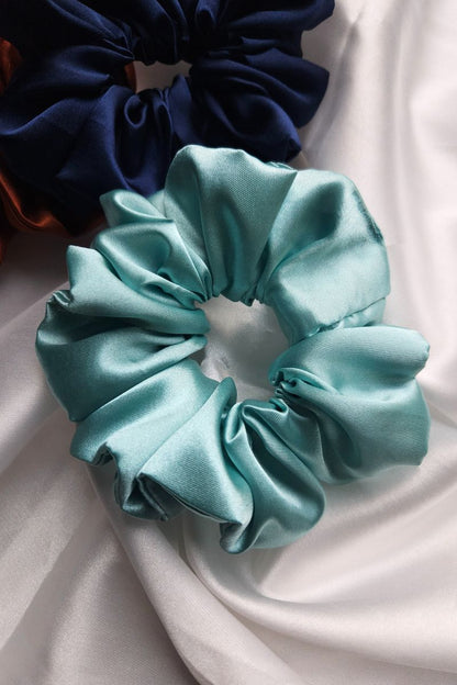 Large Scrunchies in Blue