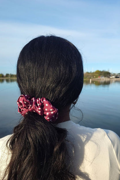 Polka-Dot Scrunchies