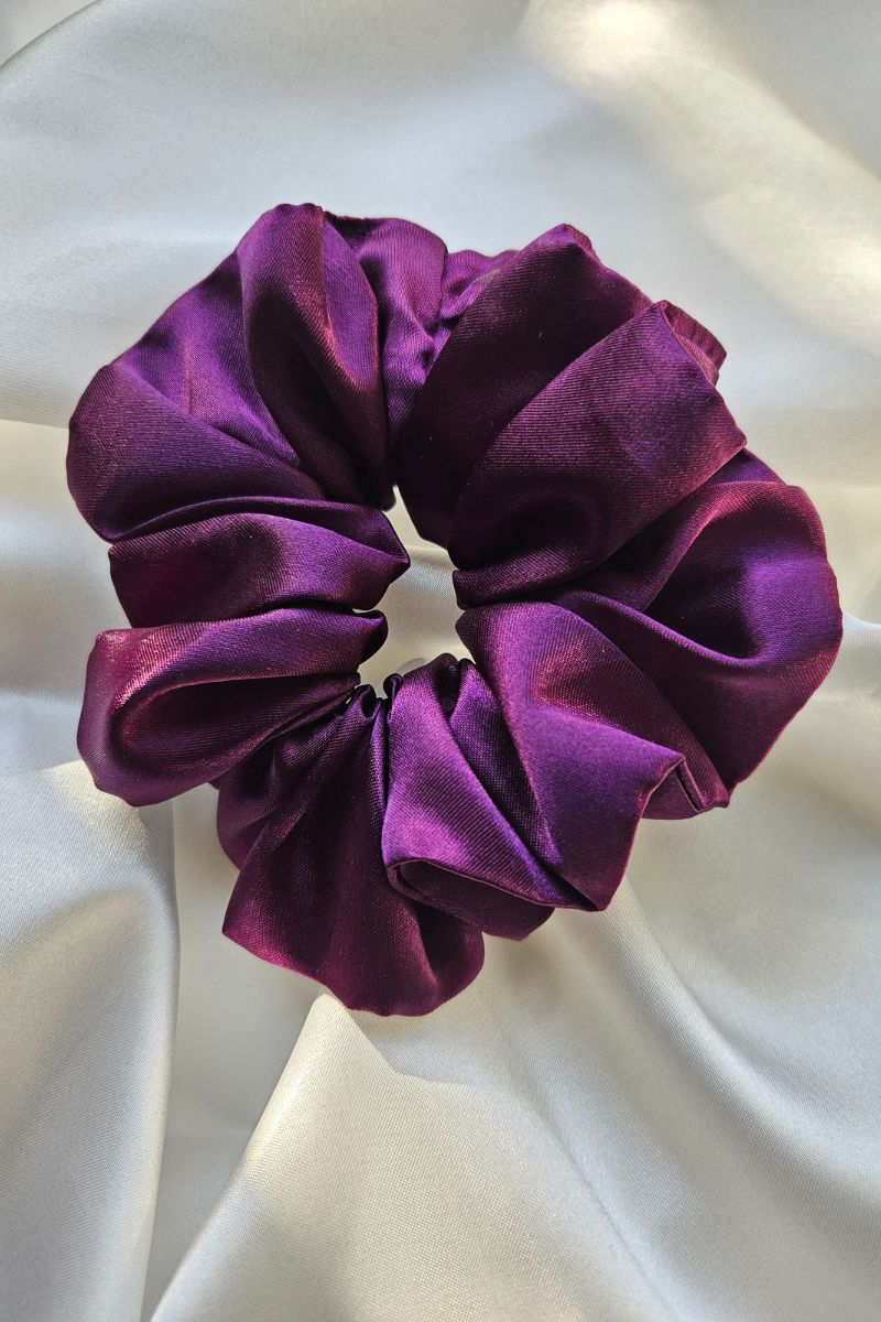 Large Scrunchies in Purple