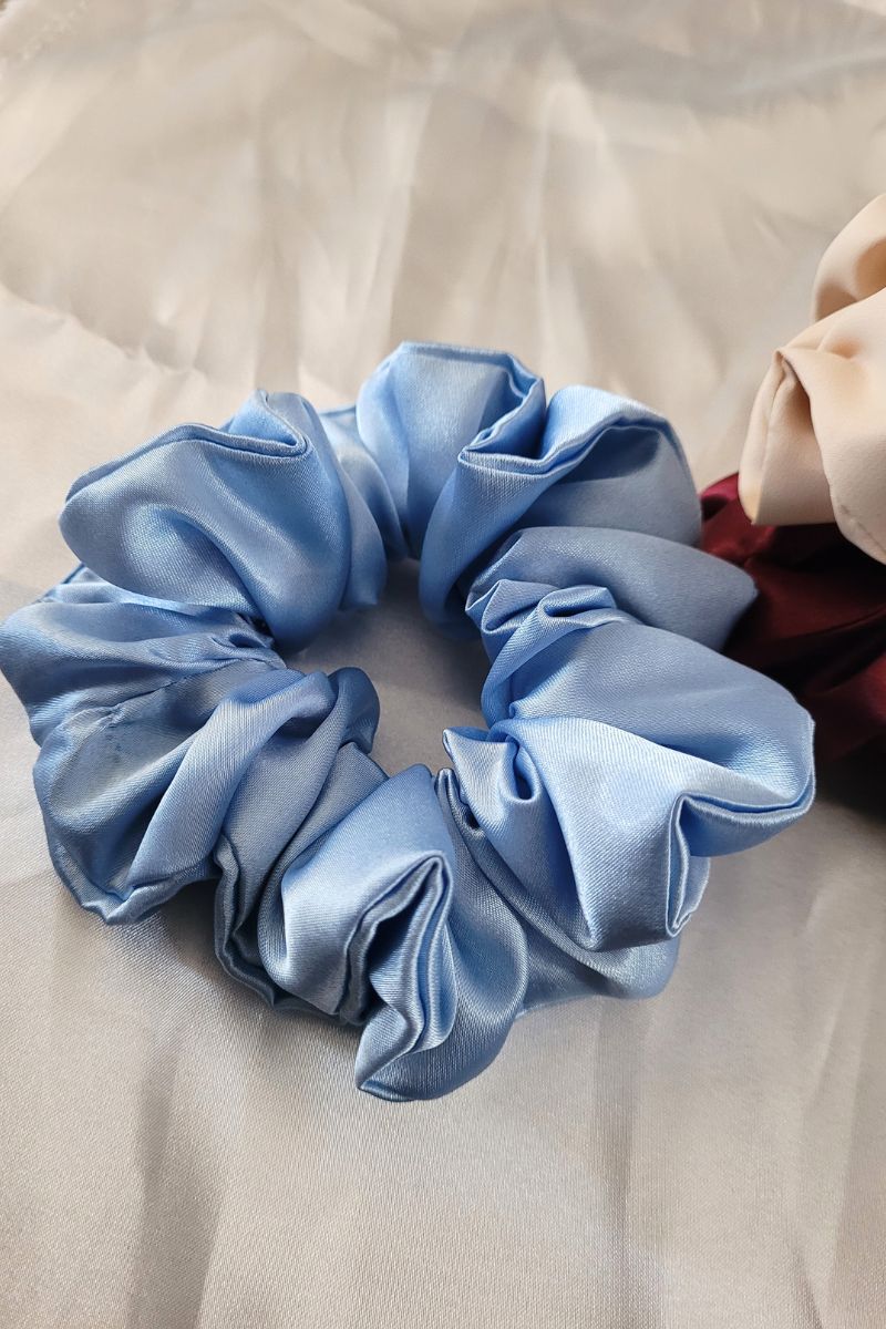 Large Scrunchies in Blue
