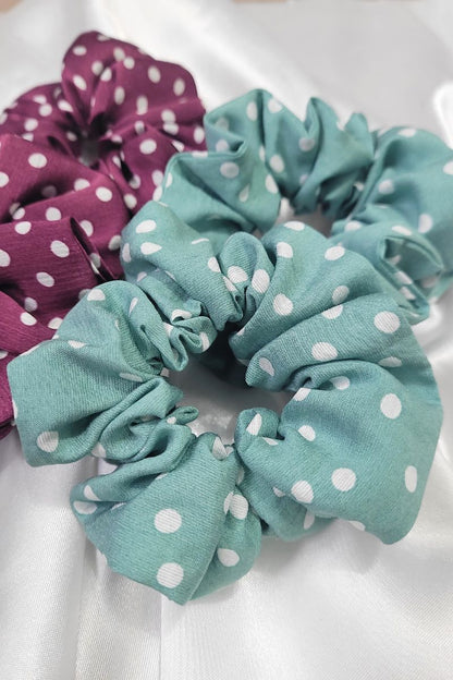 Polka-Dot Scrunchies