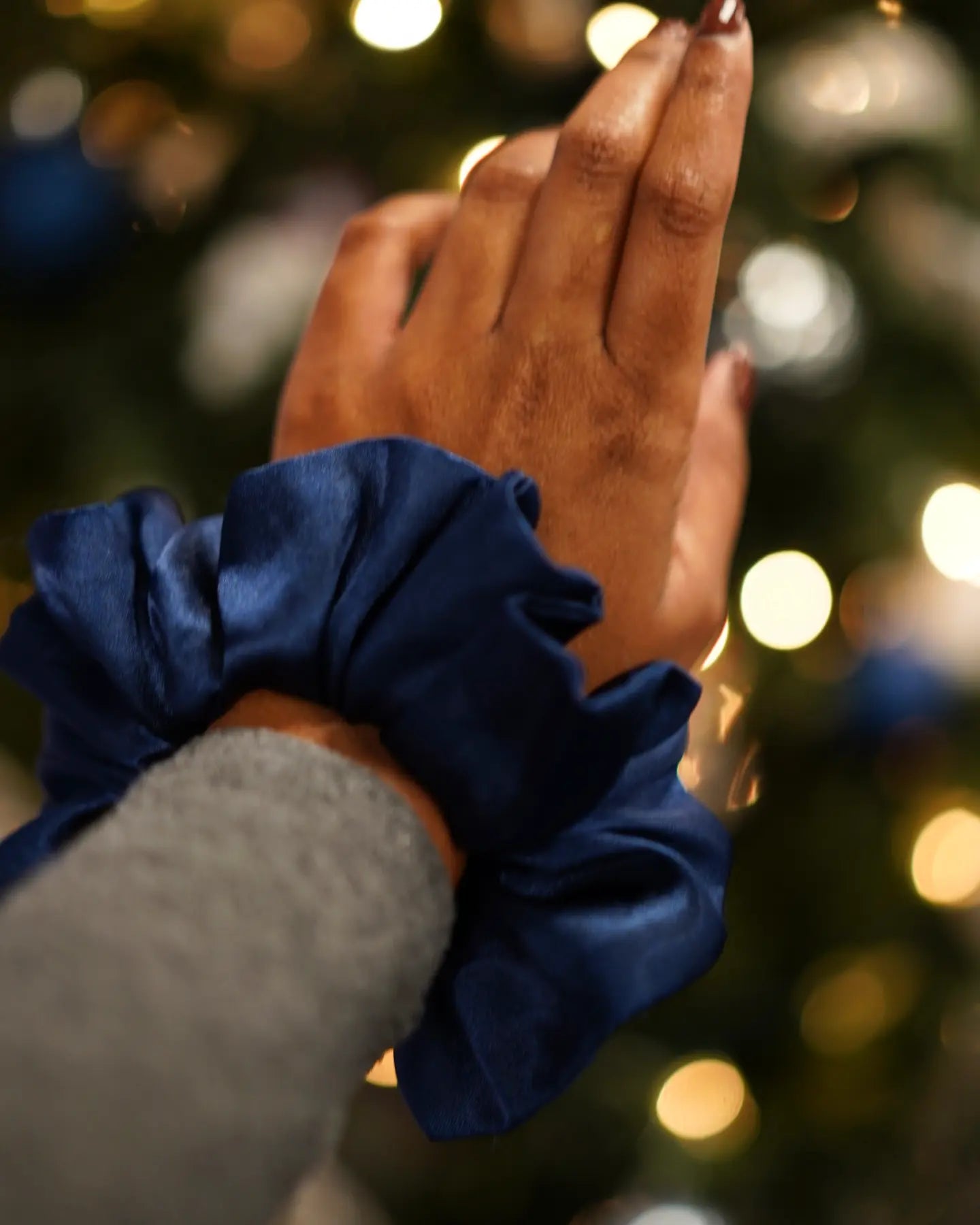 Large Scrunchies in Blue